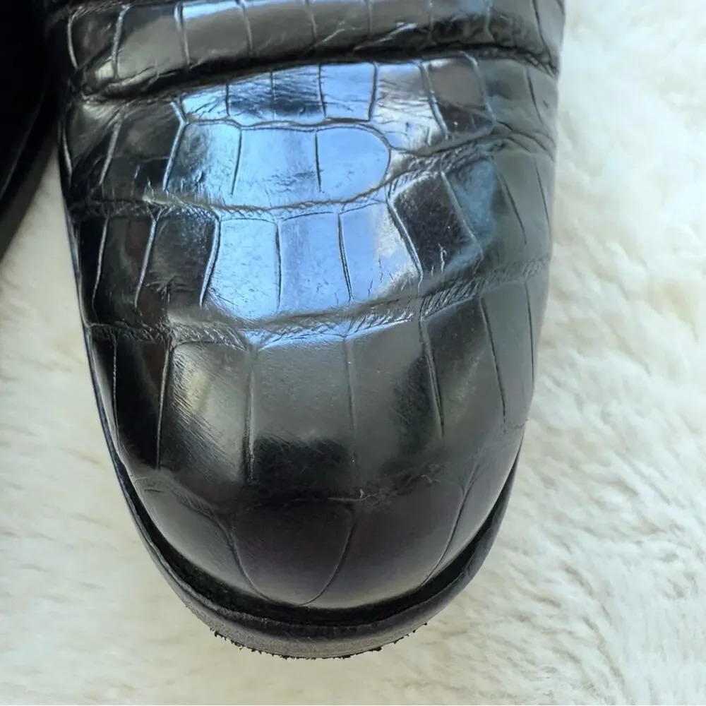 Dolce&Gabbana men crocodile skin oxford shoes size 37,5 EU Authentic Retail4500$